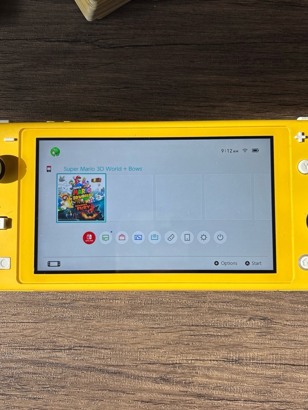 Nintendo Yellow Switch Lite Handheld Console